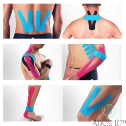 Bandagem Elástica 5Cm X 5M - Fita Kinesio Tape Fisioterapia